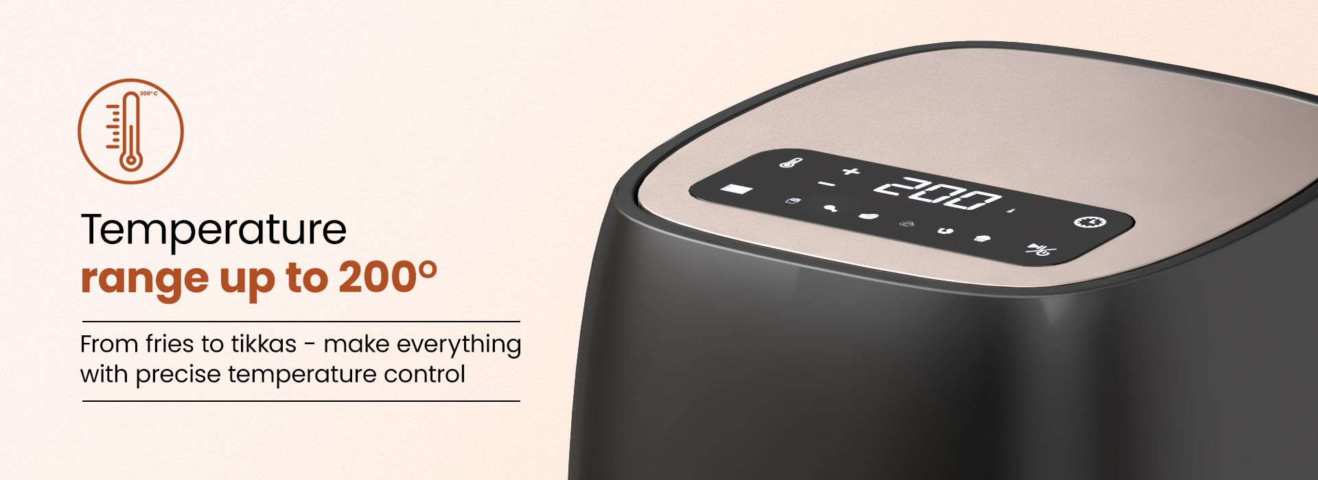 Temperature Range up to 200° C