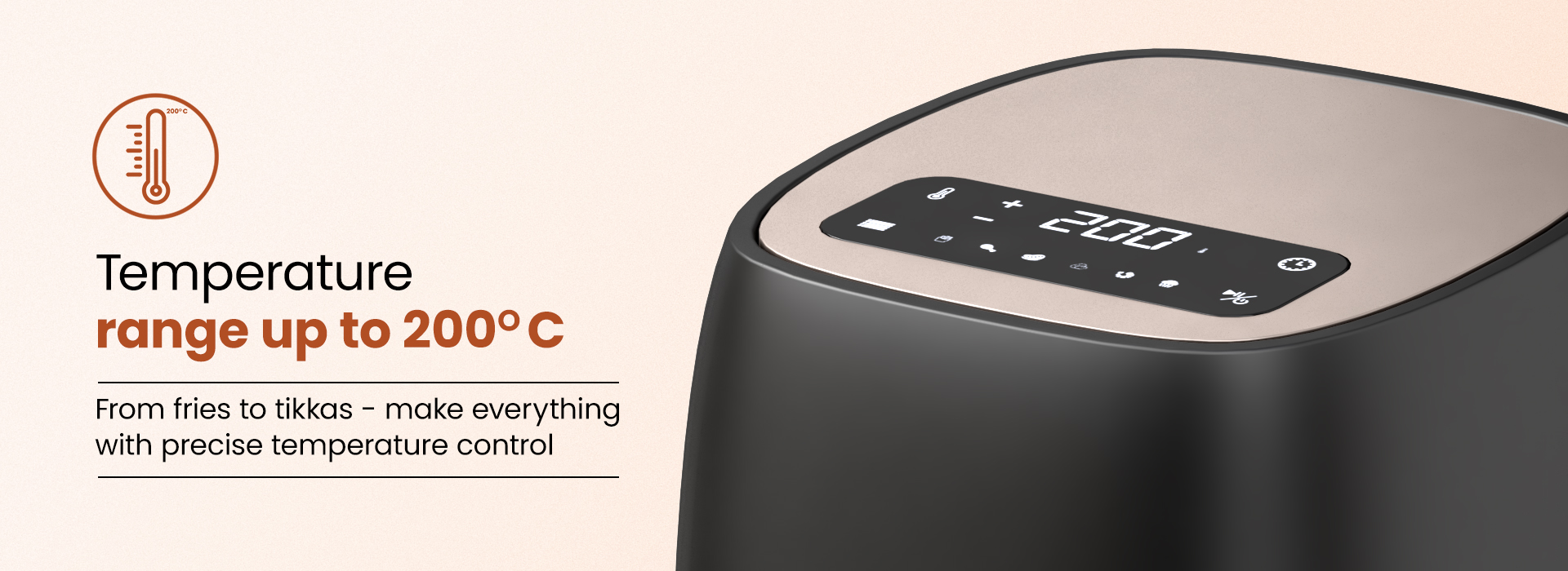 Temperature Range up to 200° C