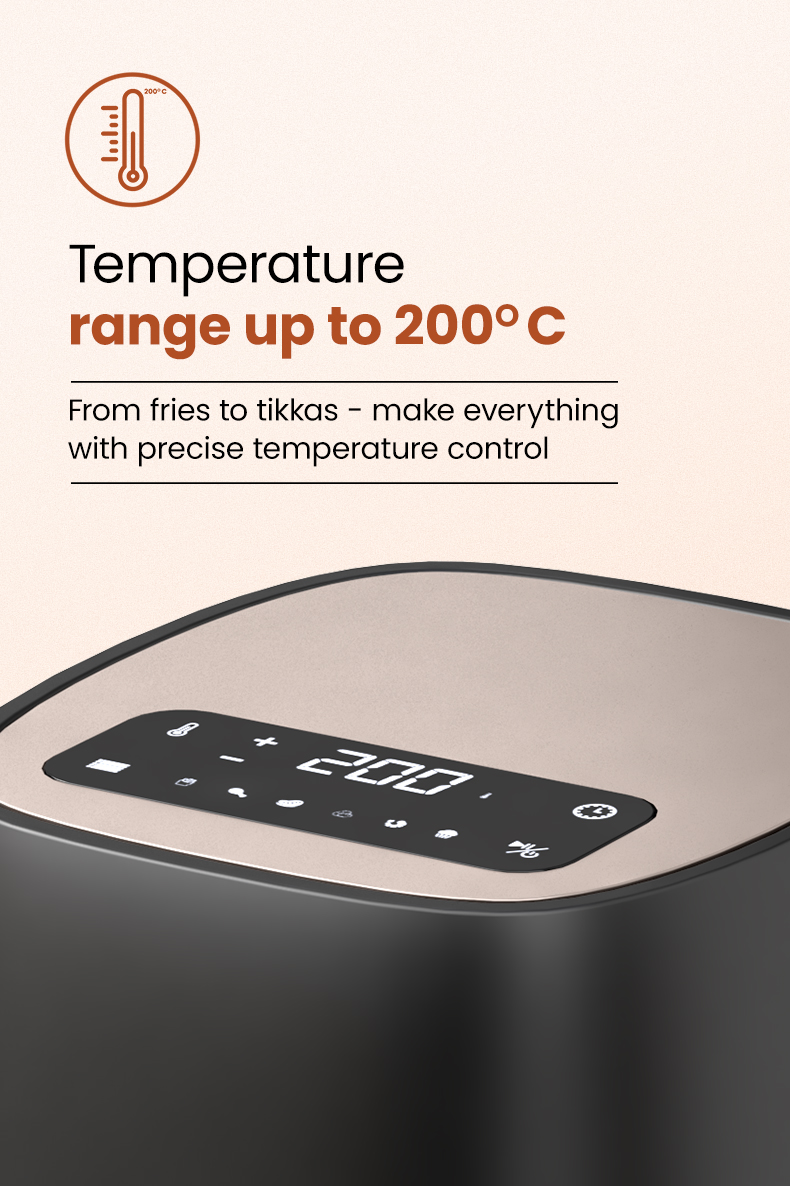 Temperature Range up to 200° C