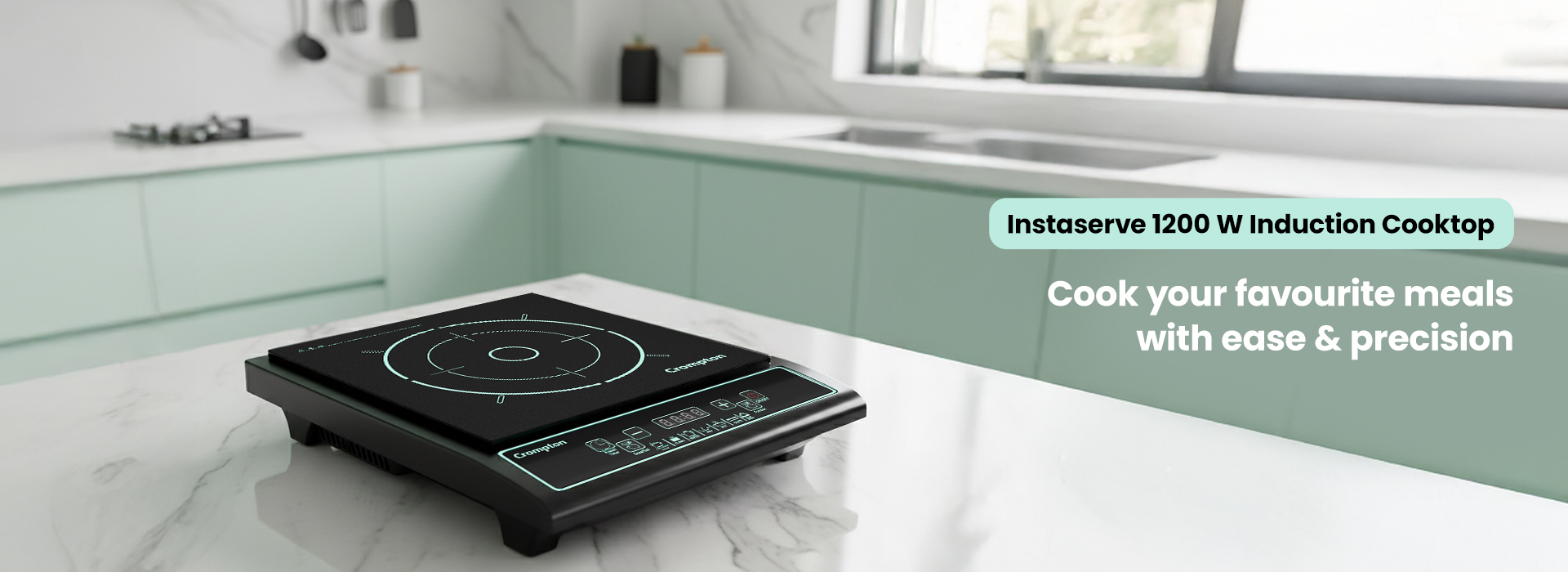 Instaserve 1200W Induction Cooktop