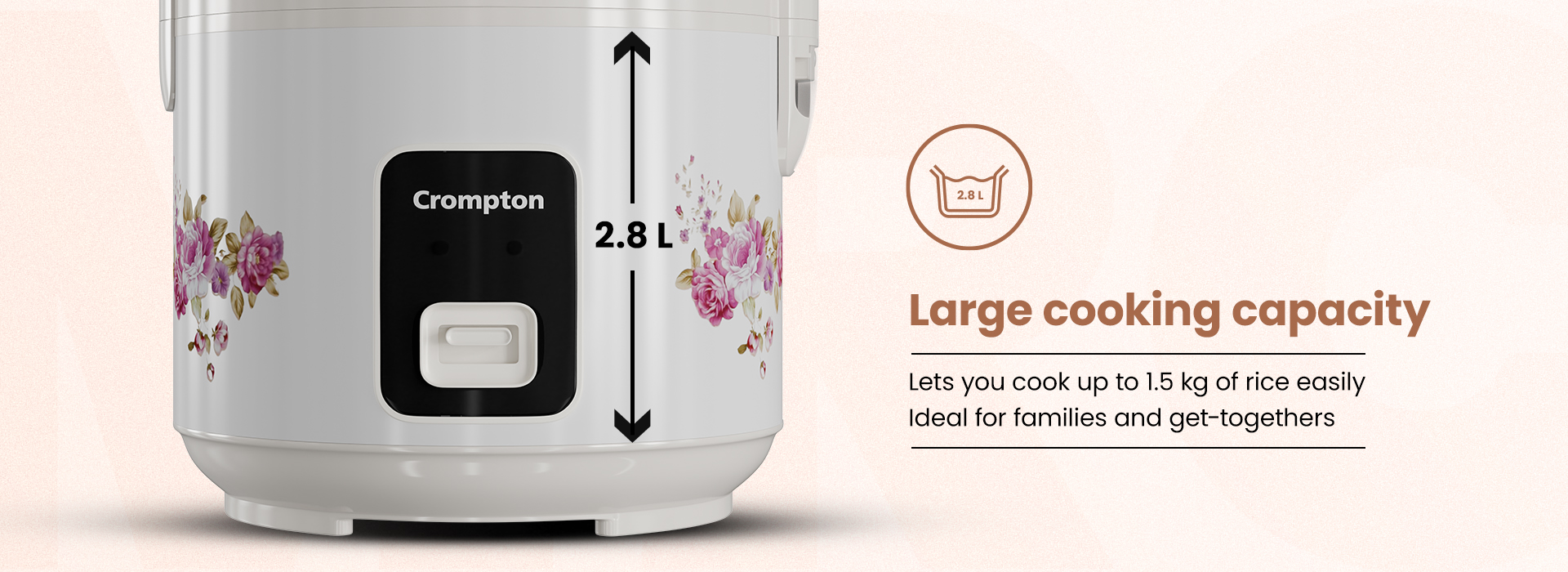 Large Cooking Capacity