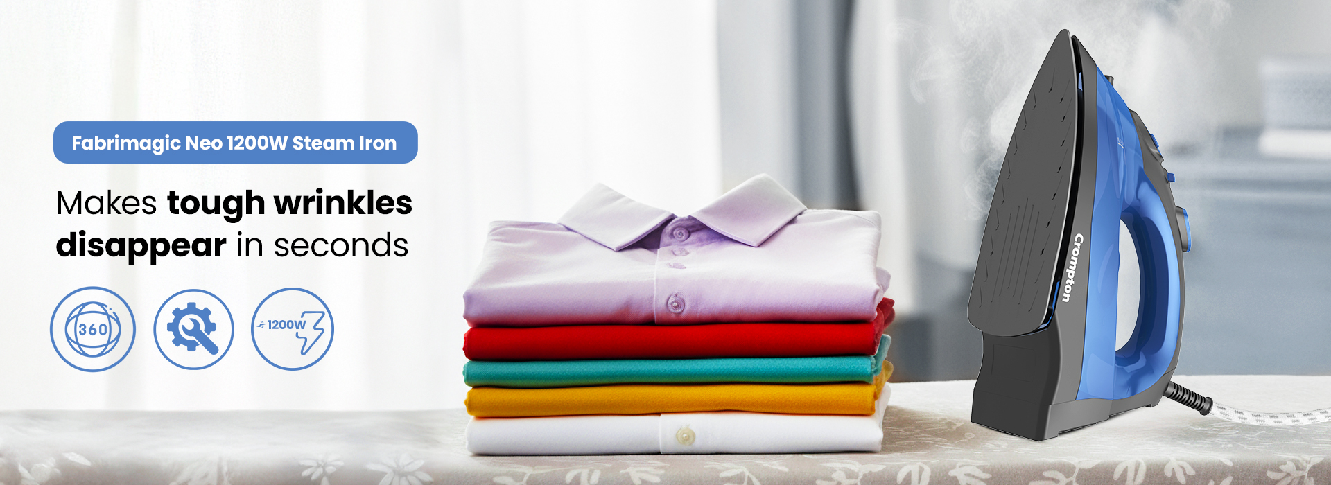 Fabrimagic Neo 1200W Steam Iron