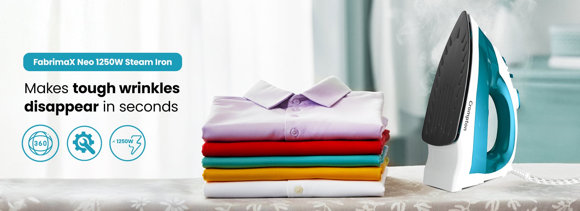 FabrimaX Neo 1250W Steam Iron