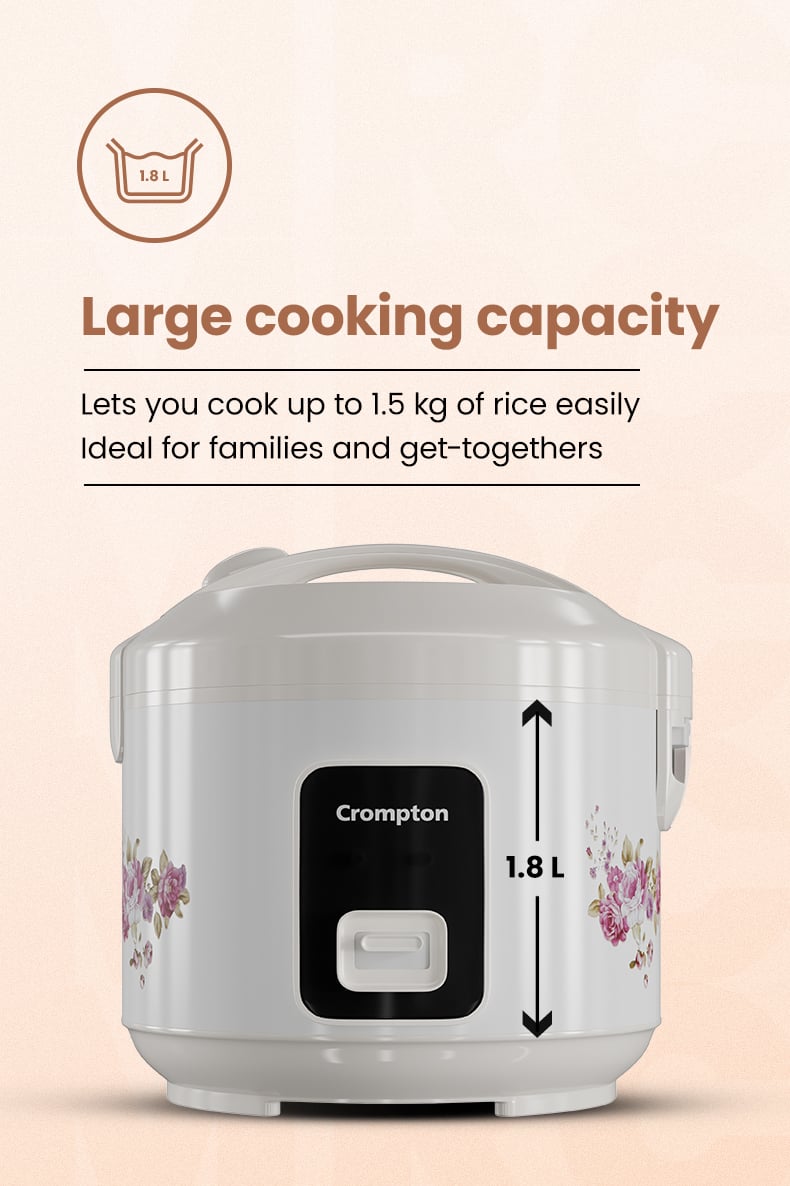 Large Cooking Capacity