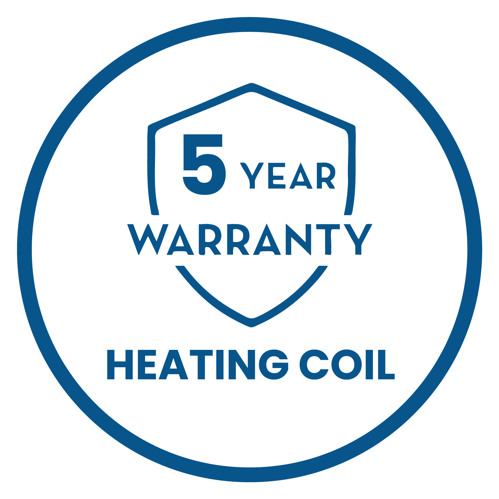 5 Year Warranty on Heating Coil