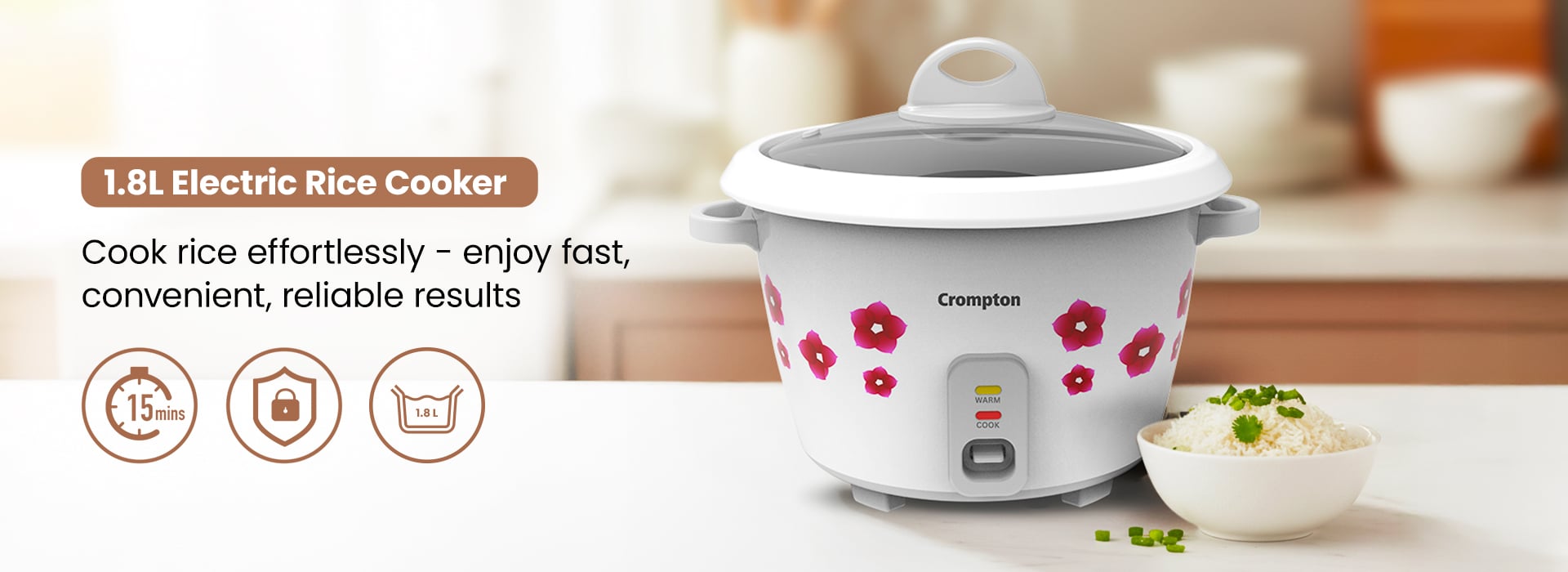 1.8L Electric Rice Cooker