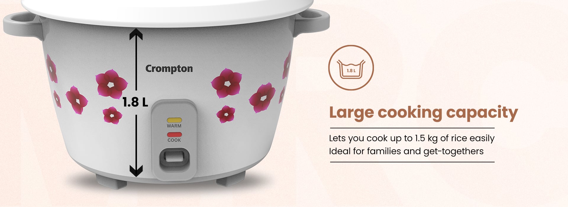 Large Cooking Capacity