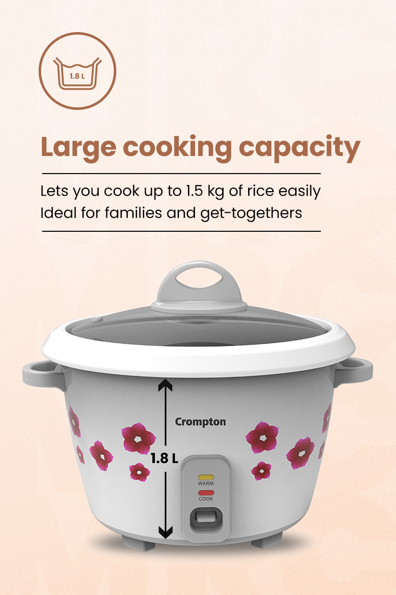 Large Cooking Capacity