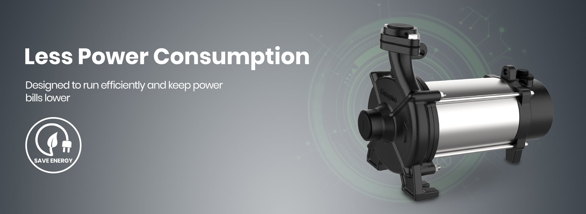 Less Power Consumption