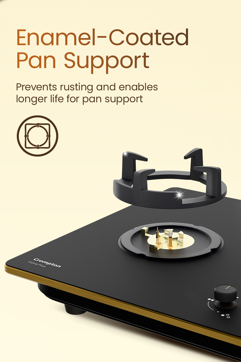 Enamel-Coated Pan Support