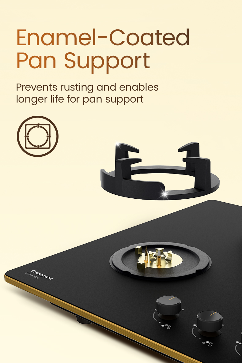 Enamel-Coated Pan Support