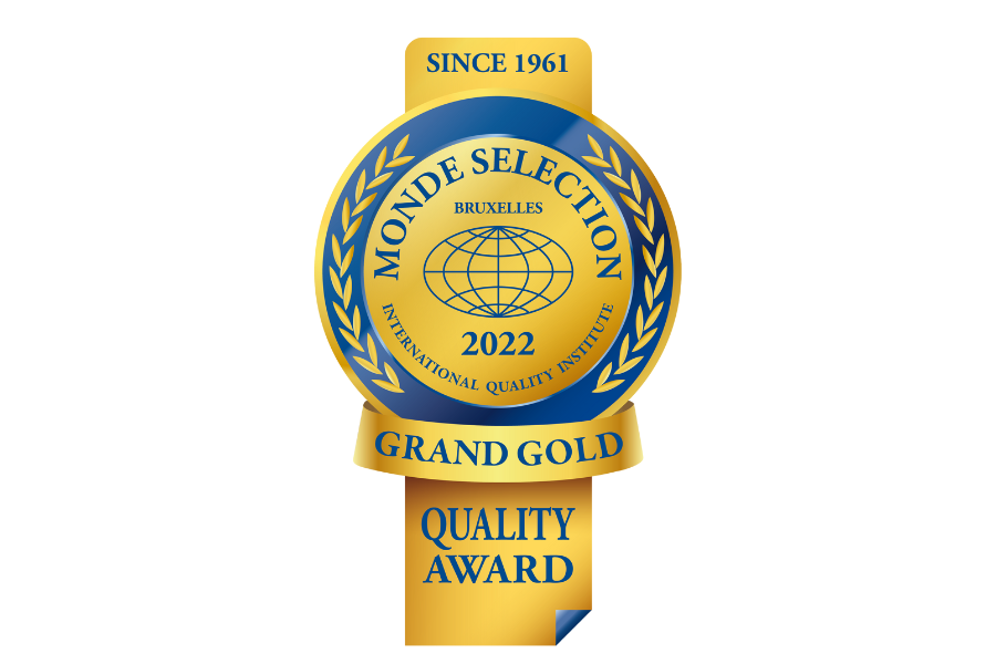 Monde Selection grand gold award 2022