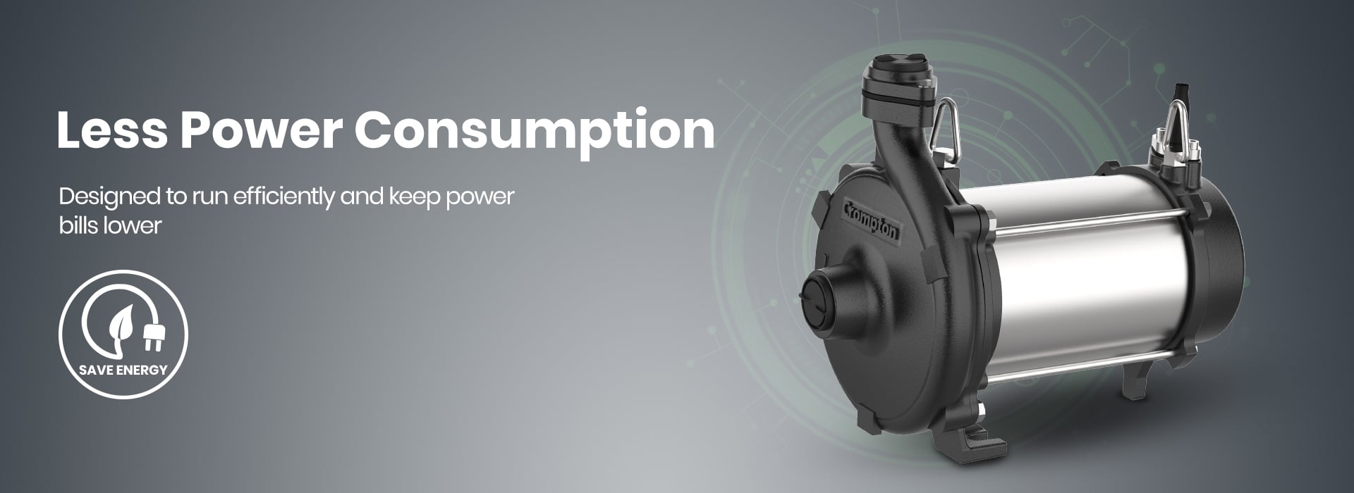 Less Power Consumption