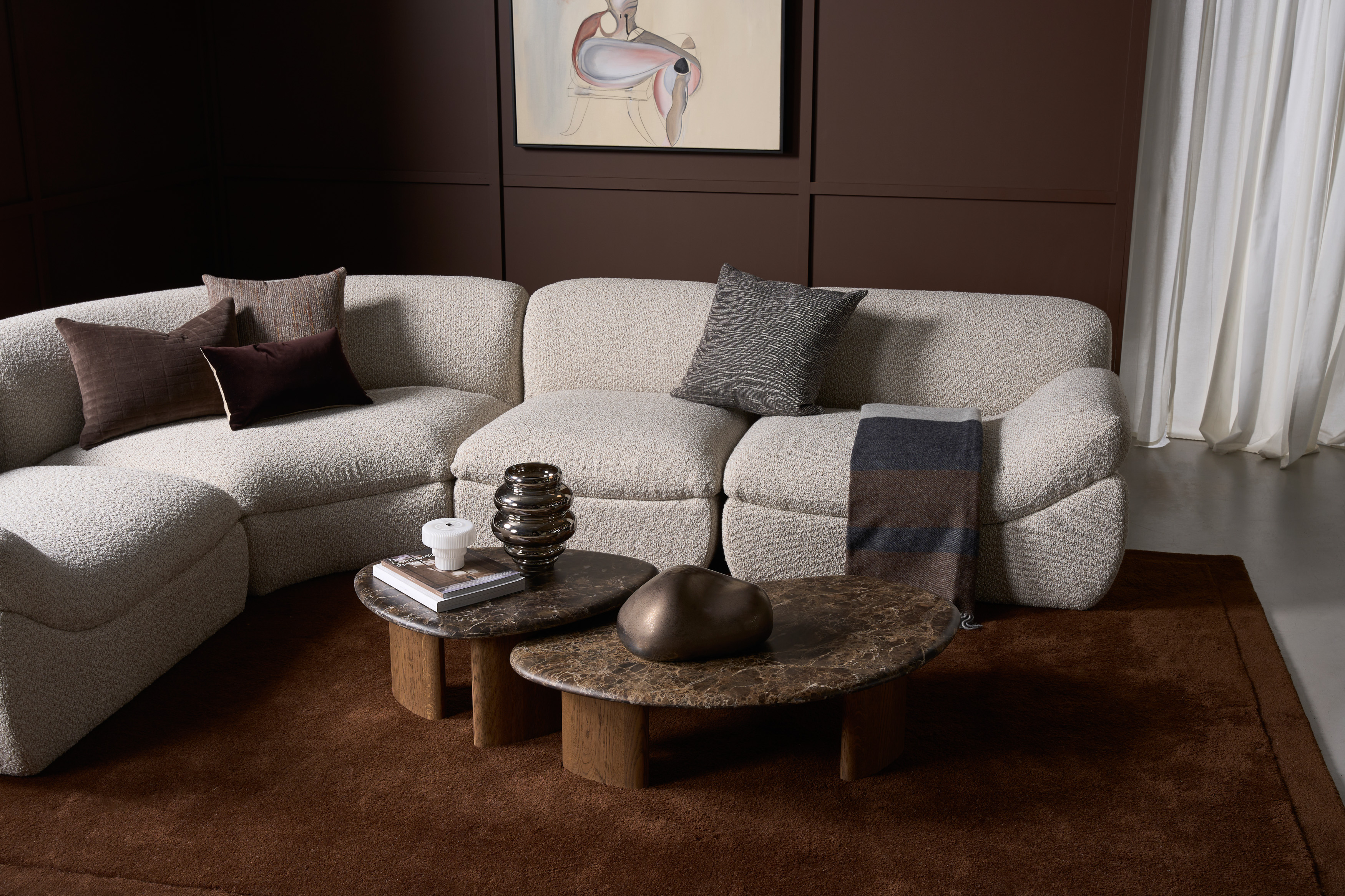 Kora Marble Coffee Table