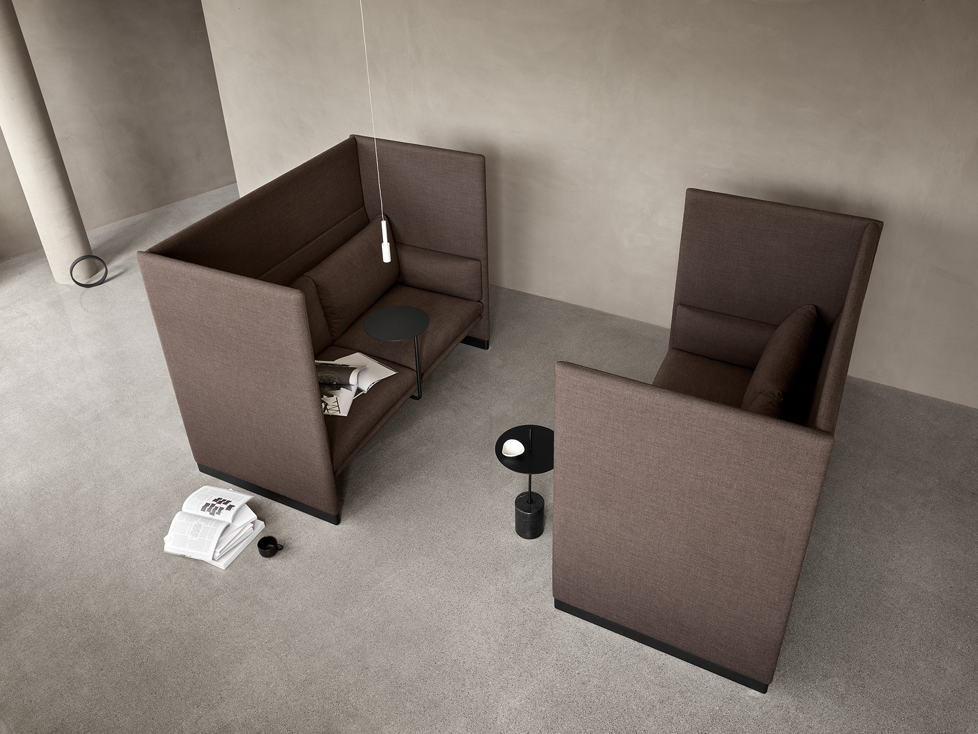 Case High Back 2 Seater Sofa