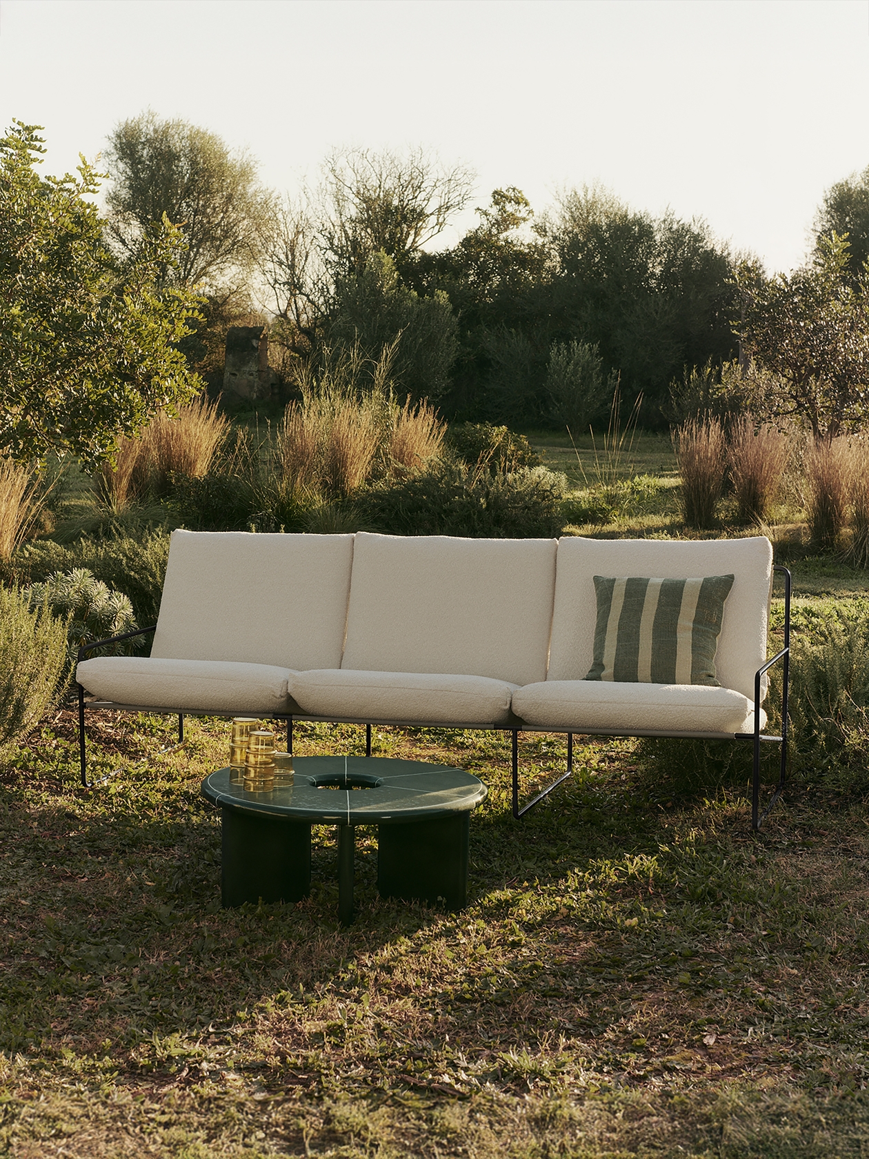 Desert Boucle 3 Seater Lounge Chair