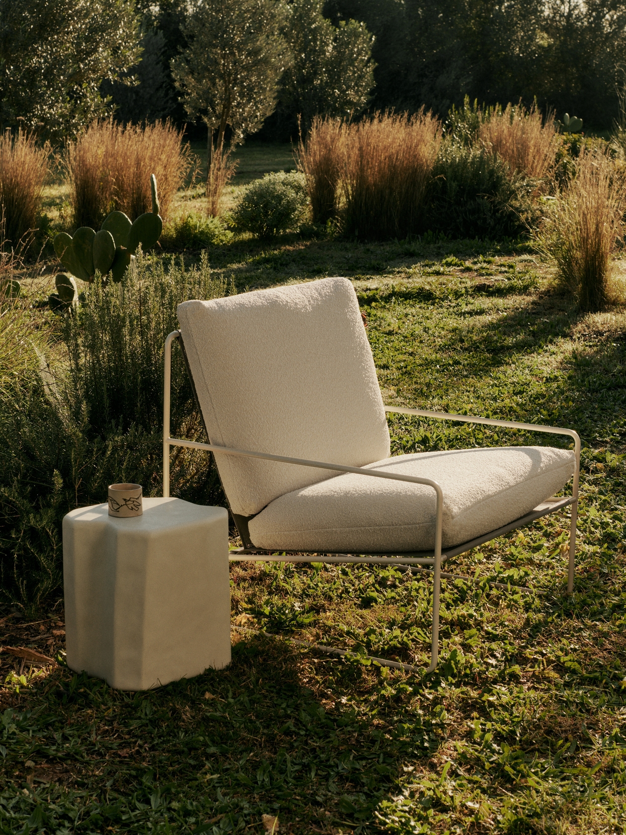 Desert Boucle 1 Seater Lounge Chair