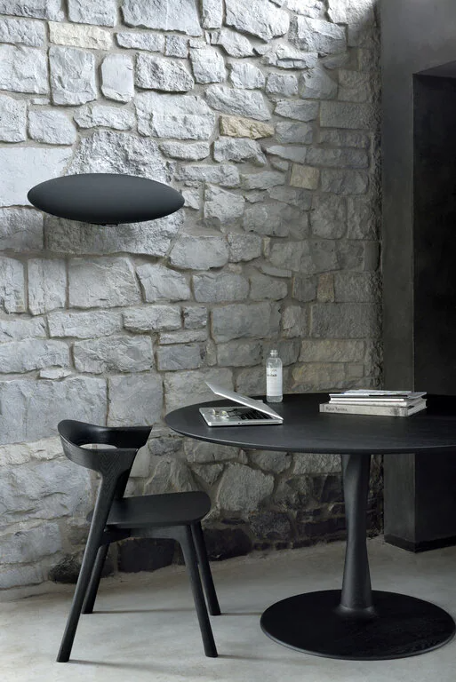 Ethnicraft Oak Torsion Dining Table - Black - 1270mm - Floor Stock