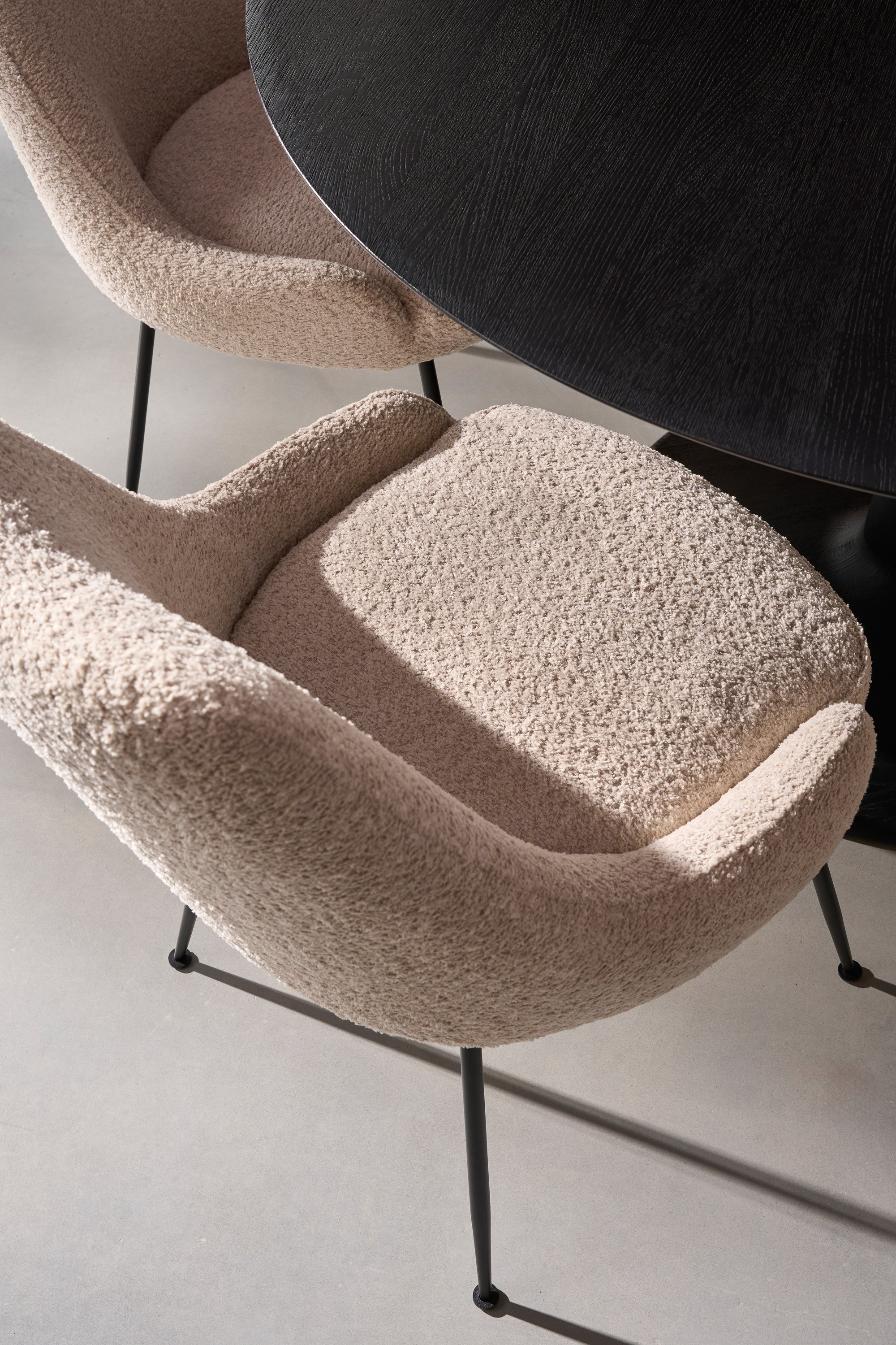 Ethnicraft Oak Torsion Dining Table - Black - 1270mm - Floor Stock