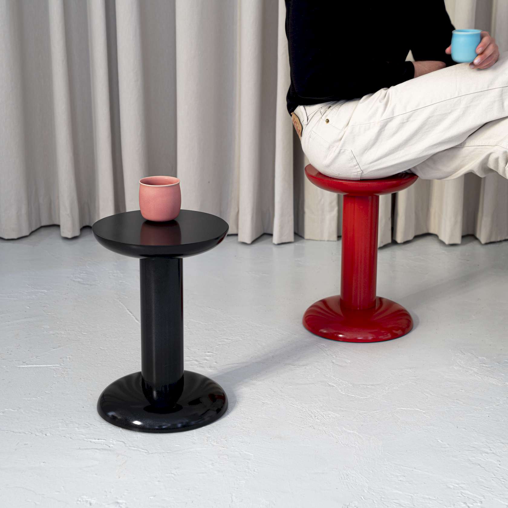 Thing Stool - Turquoise - Floor Stock