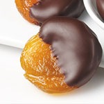 1/2 Dipped Glaceed Apricot Au Chocolat