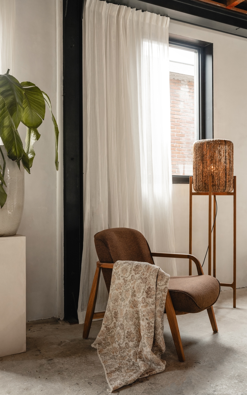 dBodhi Aurora Abaca Standing Lamp
