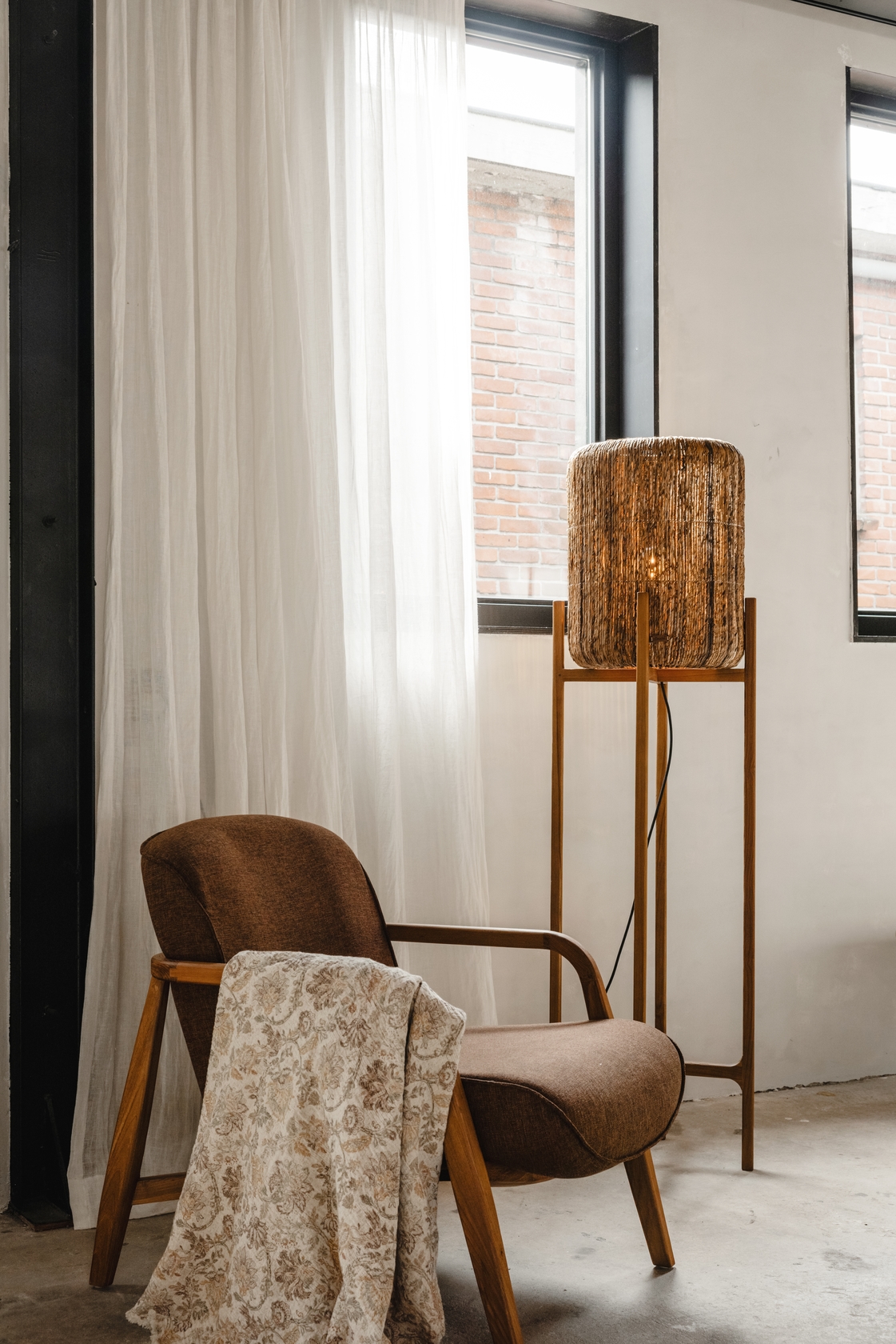 dBodhi Aurora Abaca Standing Lamp