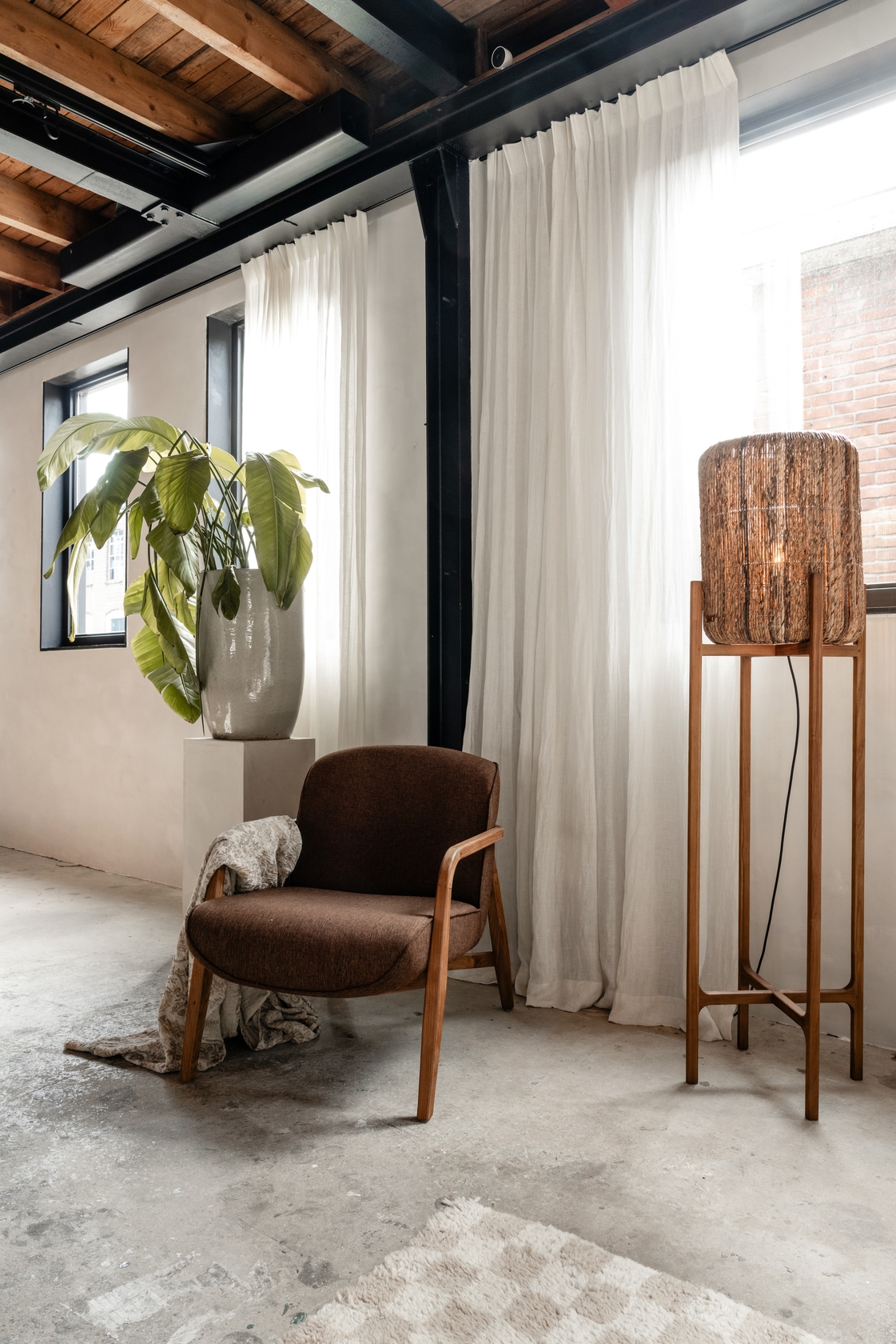 dBodhi Aurora Abaca Standing Lamp