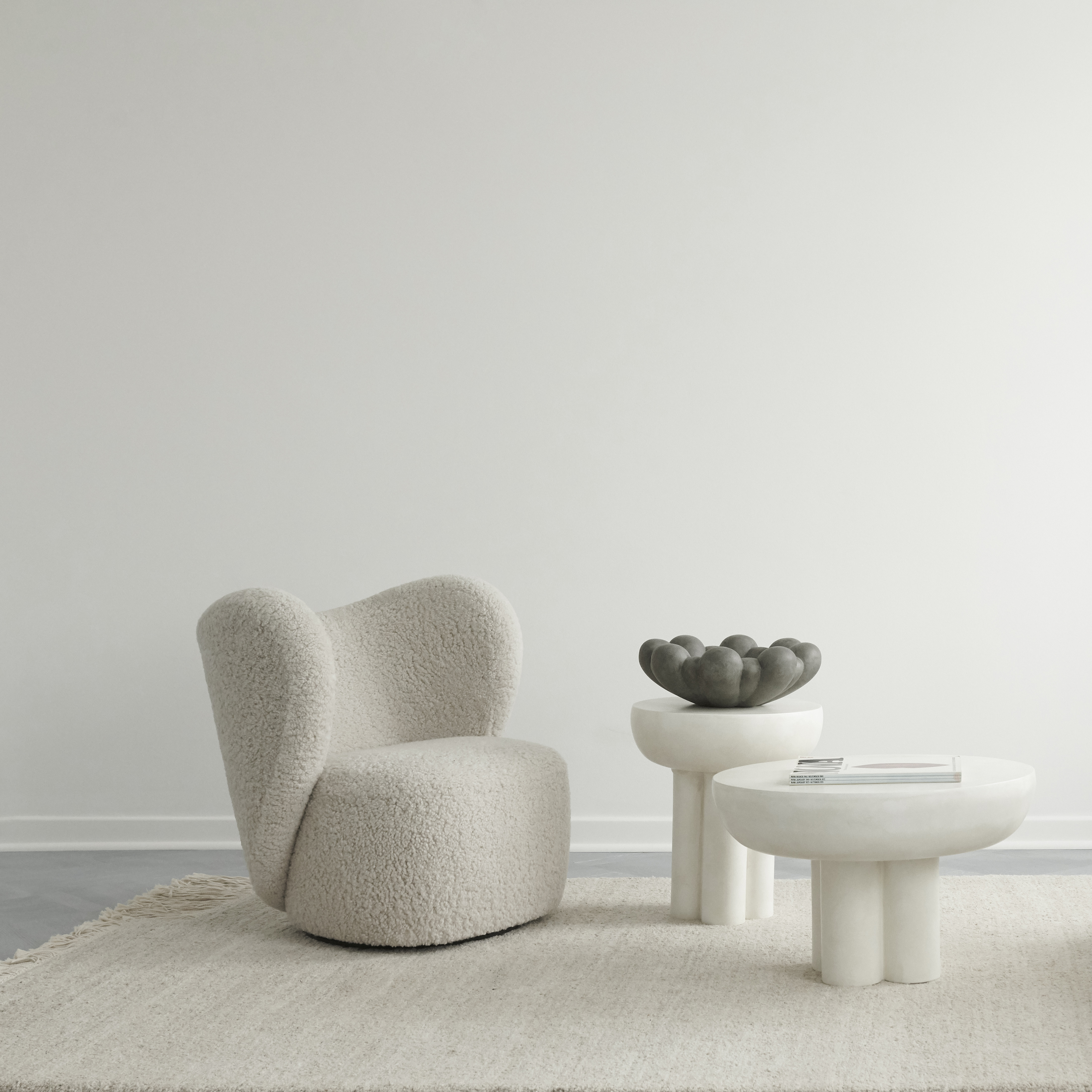 Crown Concrete Low Side Table