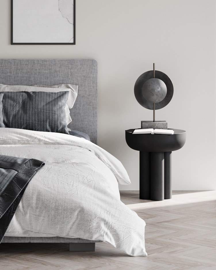 Crown Concrete Low Side Table