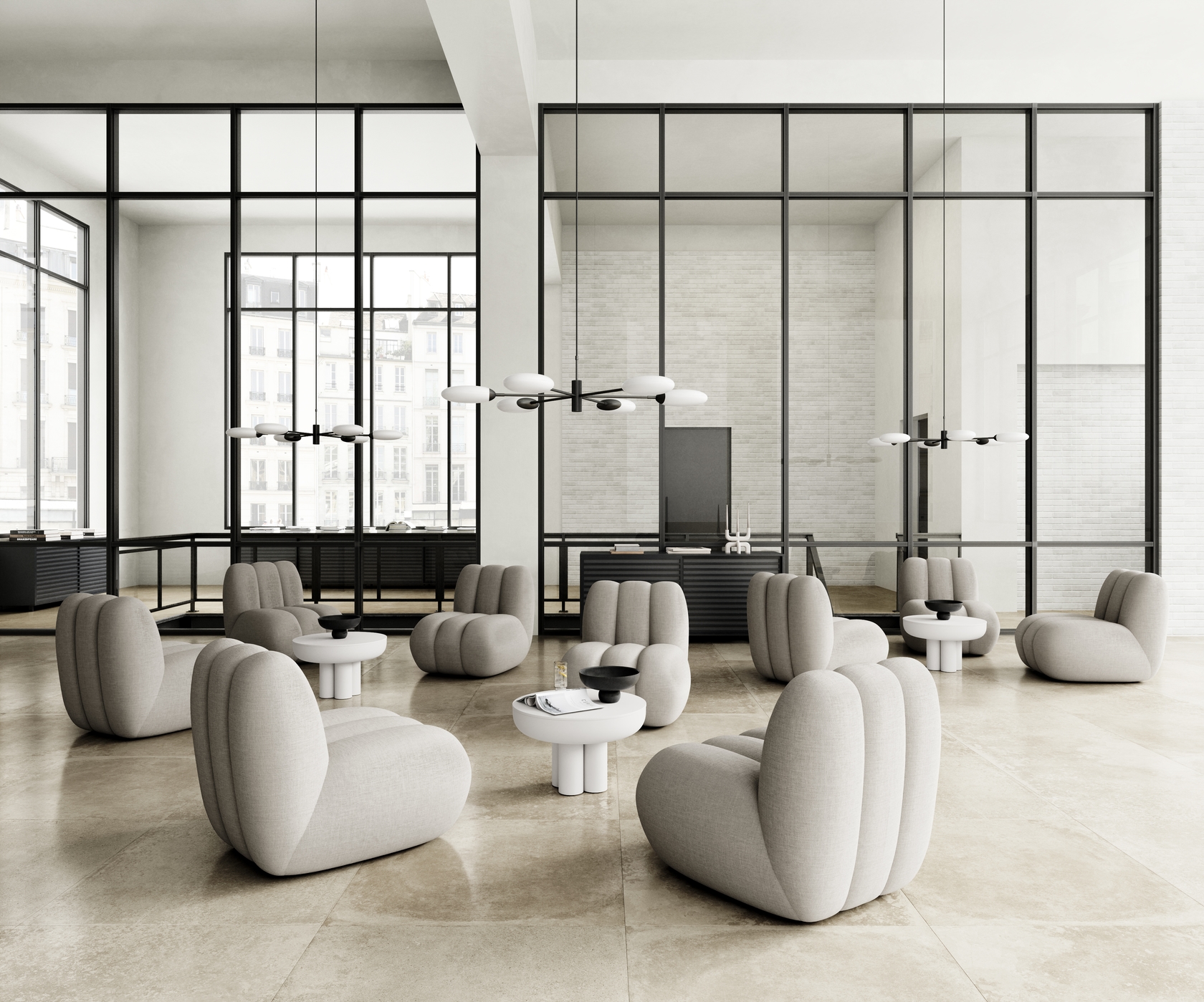 Crown Concrete Low Side Table