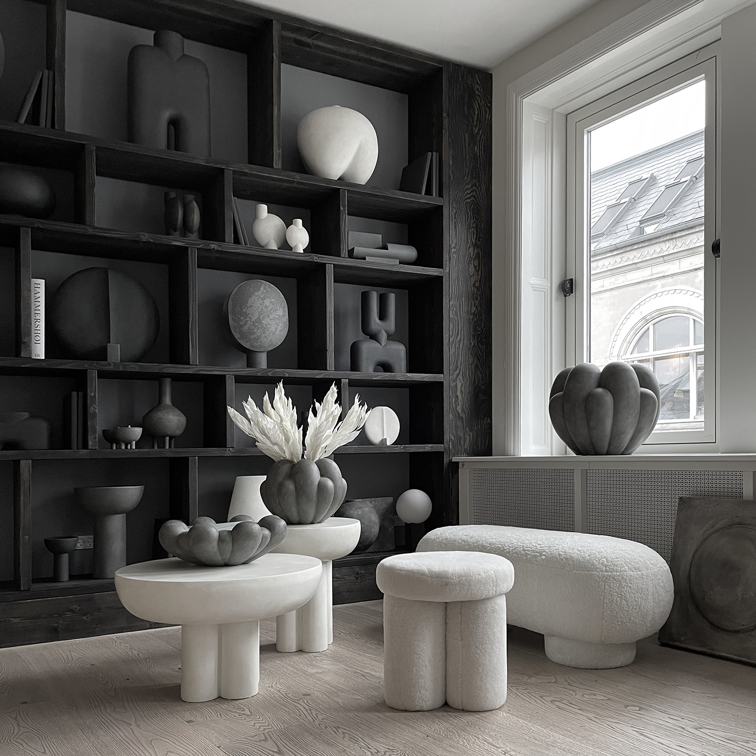 Crown Concrete Low Side Table