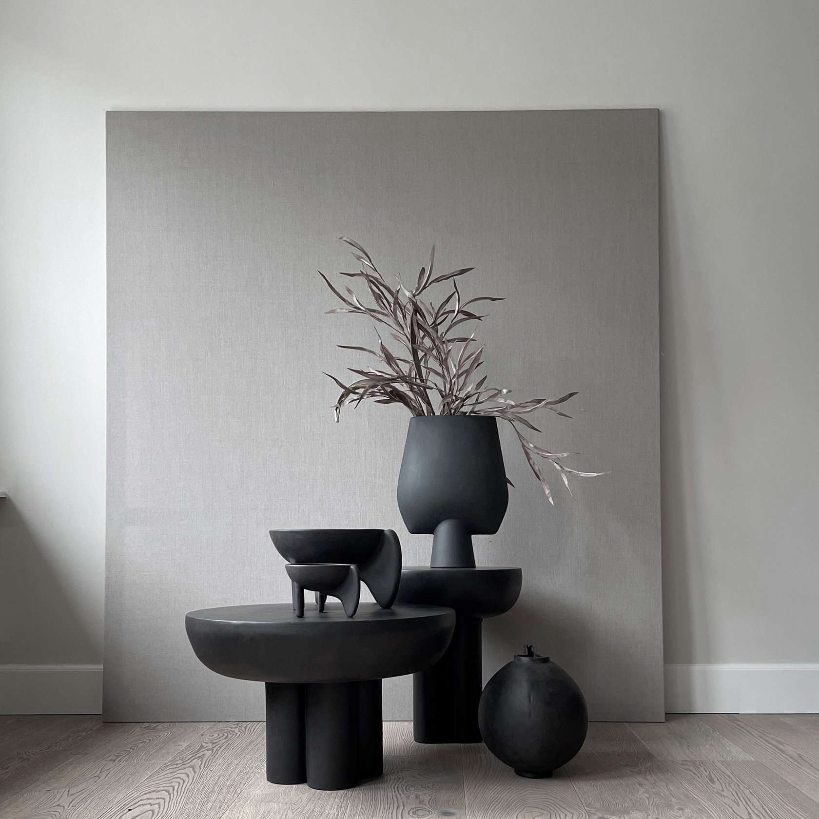 Crown Concrete Low Side Table