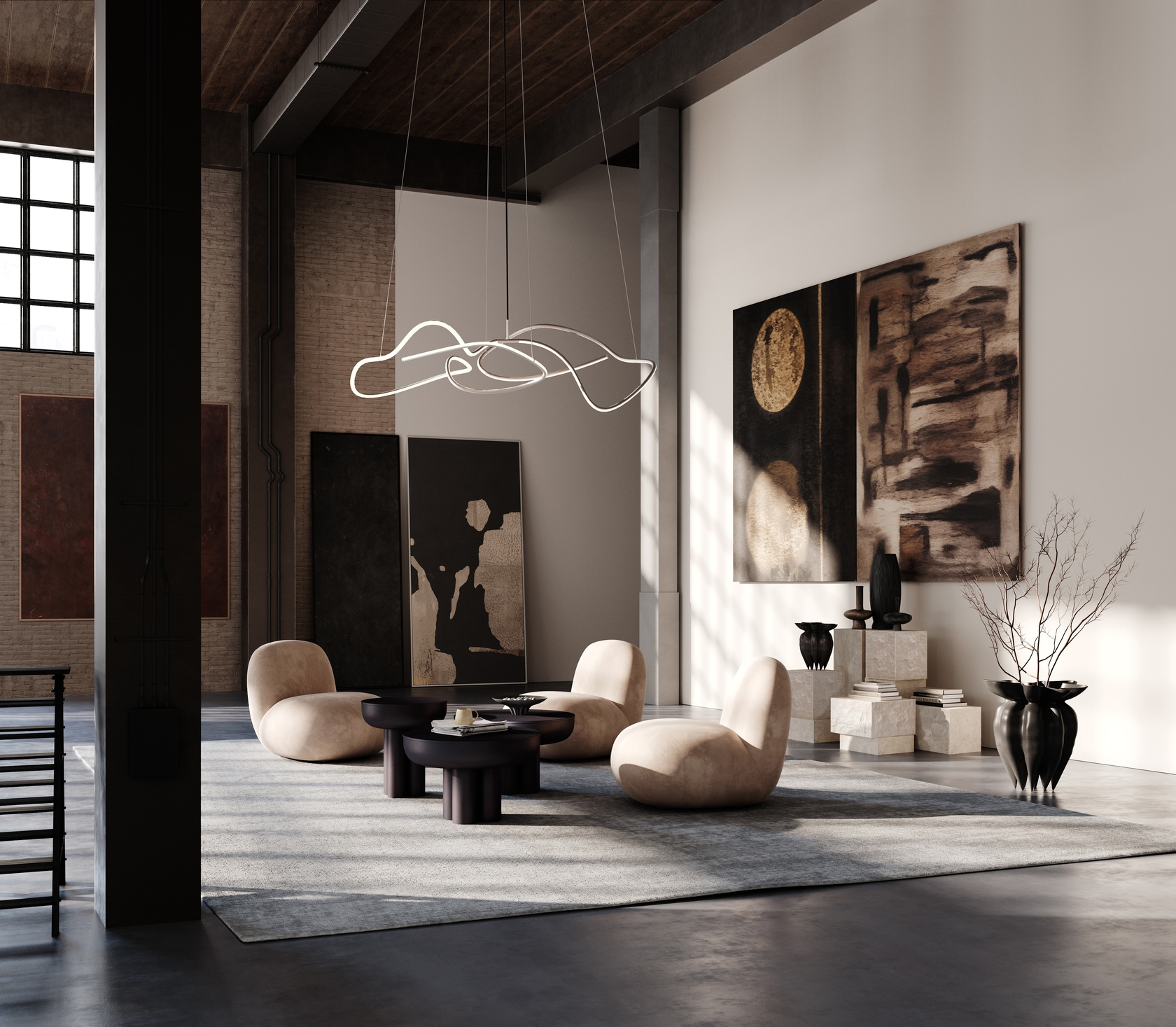 Crown Aluminium Low Side Table