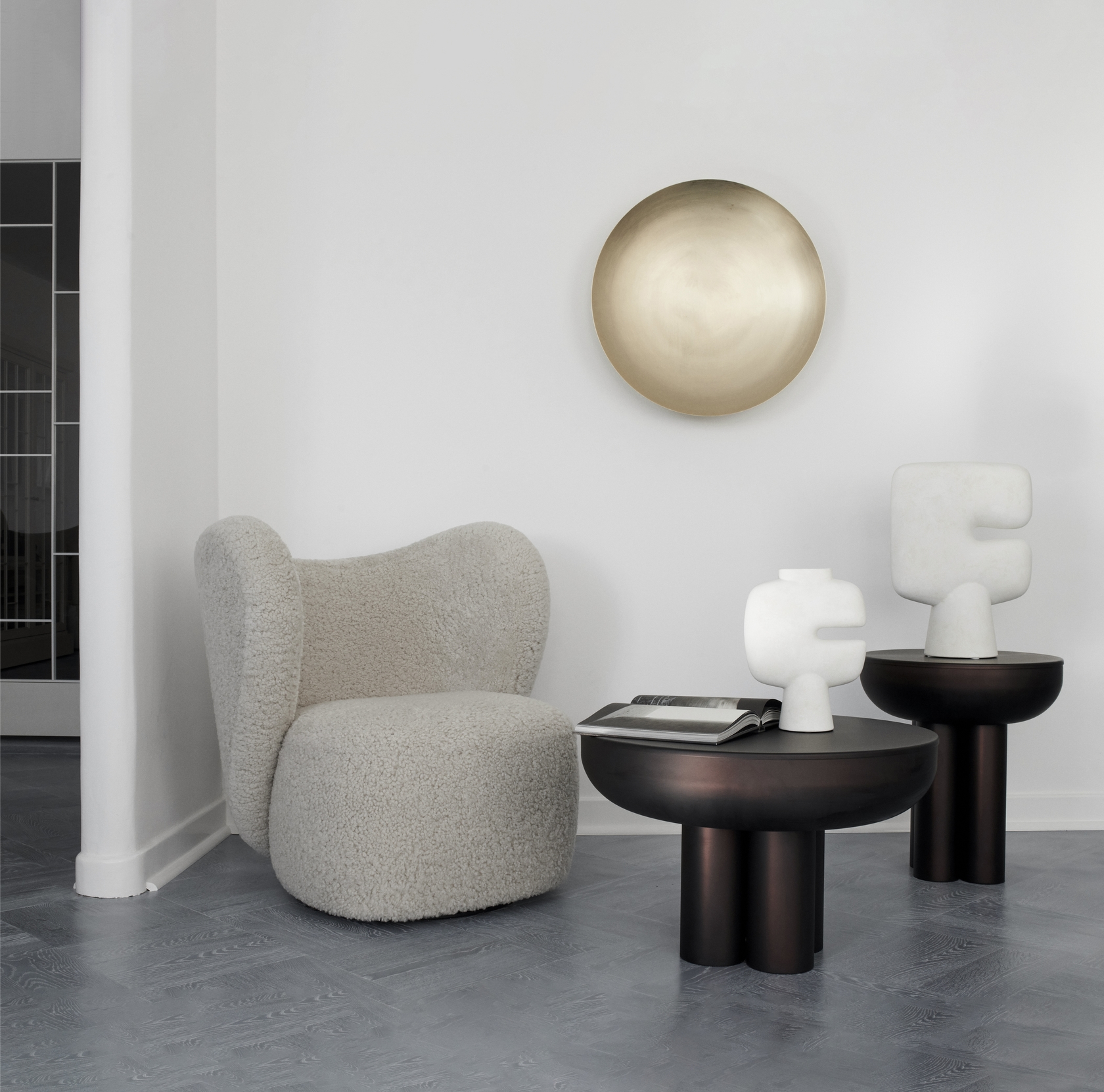 Crown Aluminium Tall Side Table