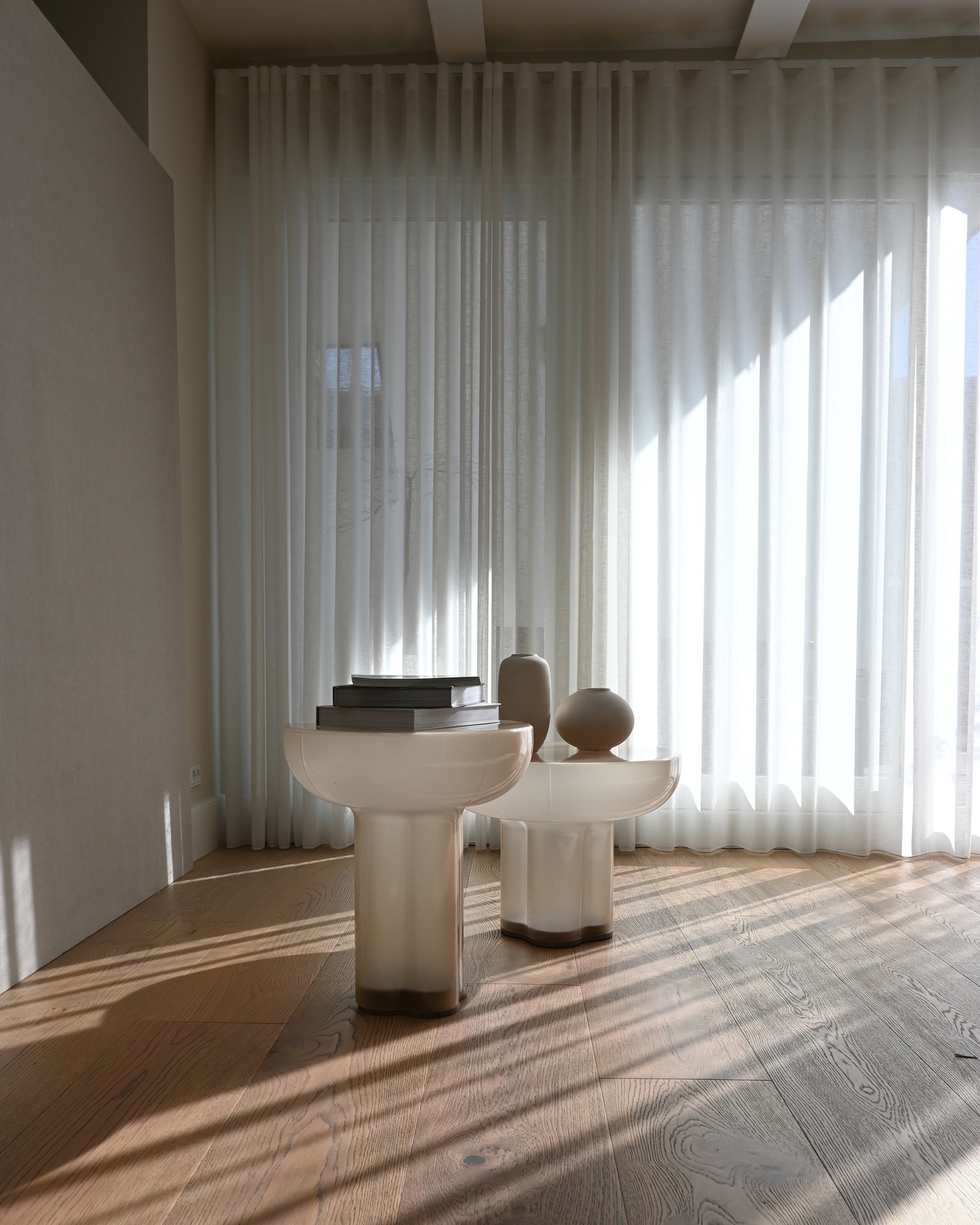 Crown Glass Low Side Table