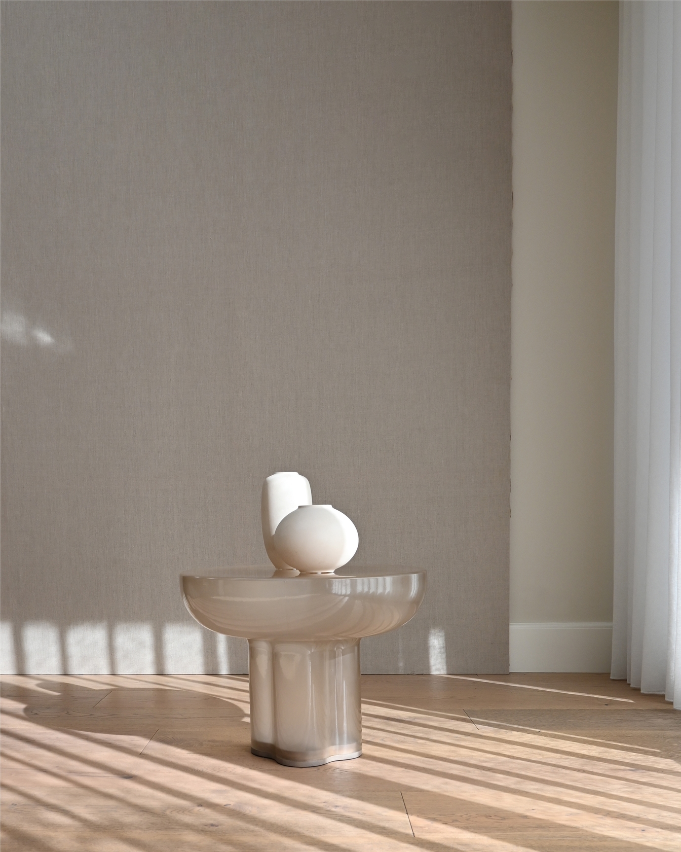 Crown Glass Low Side Table