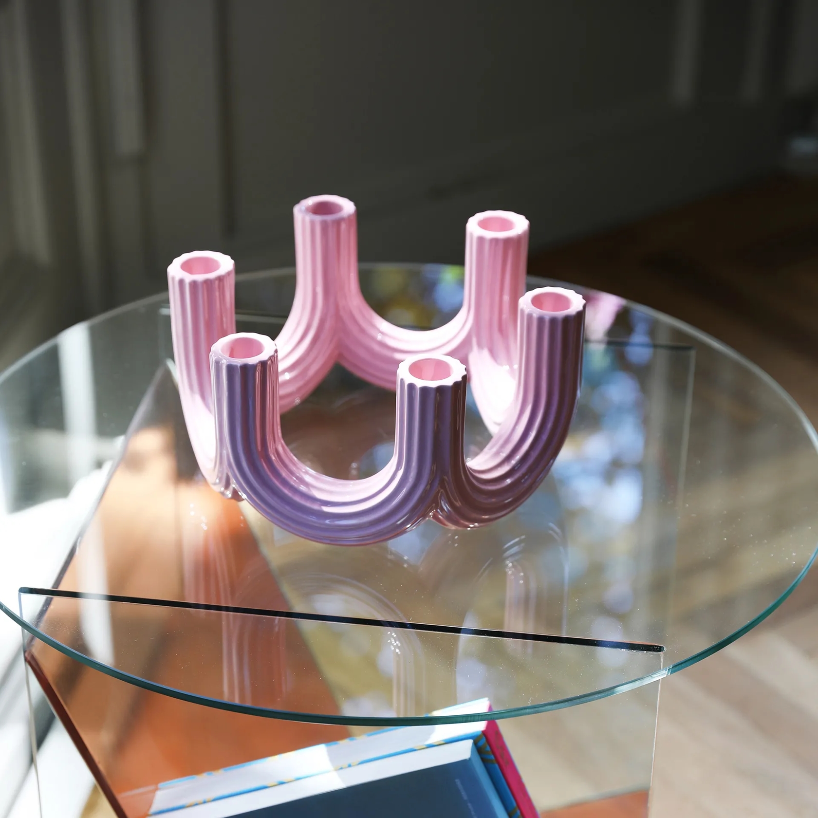 Churros Candle Holder - Pink