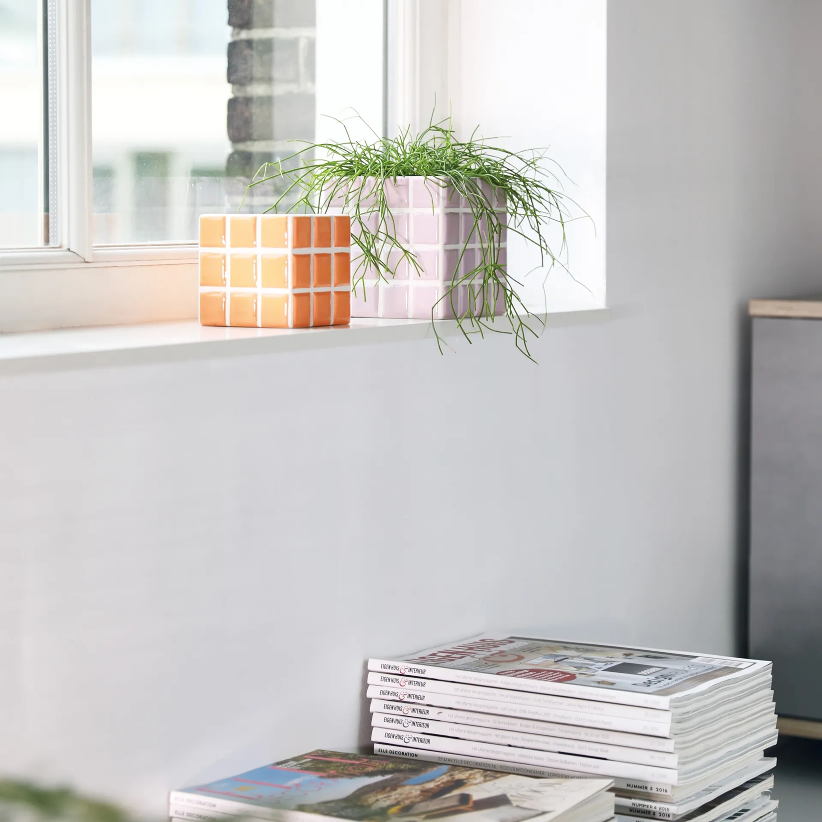 Tile Planter - Lilac