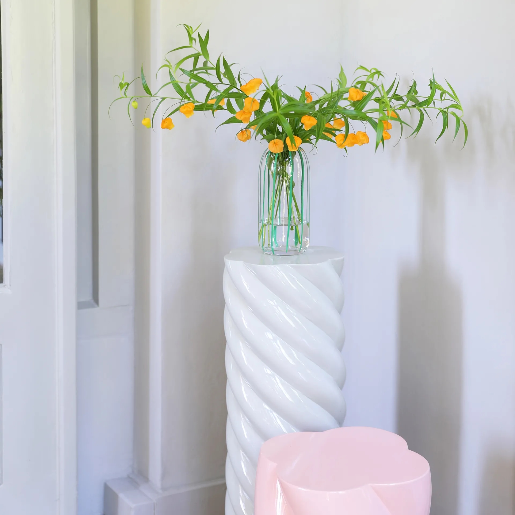 Marshmallow Pillar - Grey