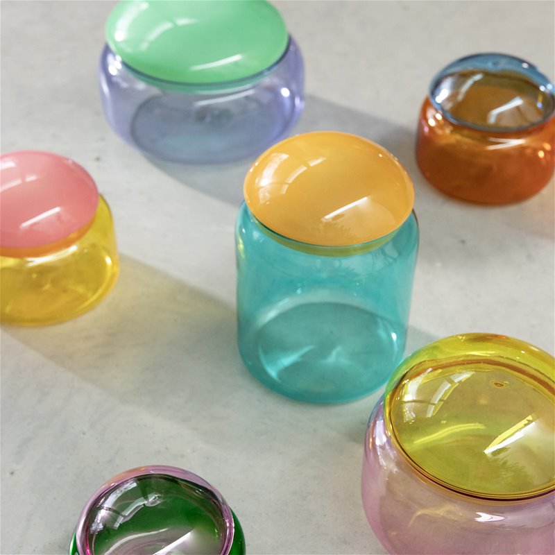 Puffy Jar - Turquoise