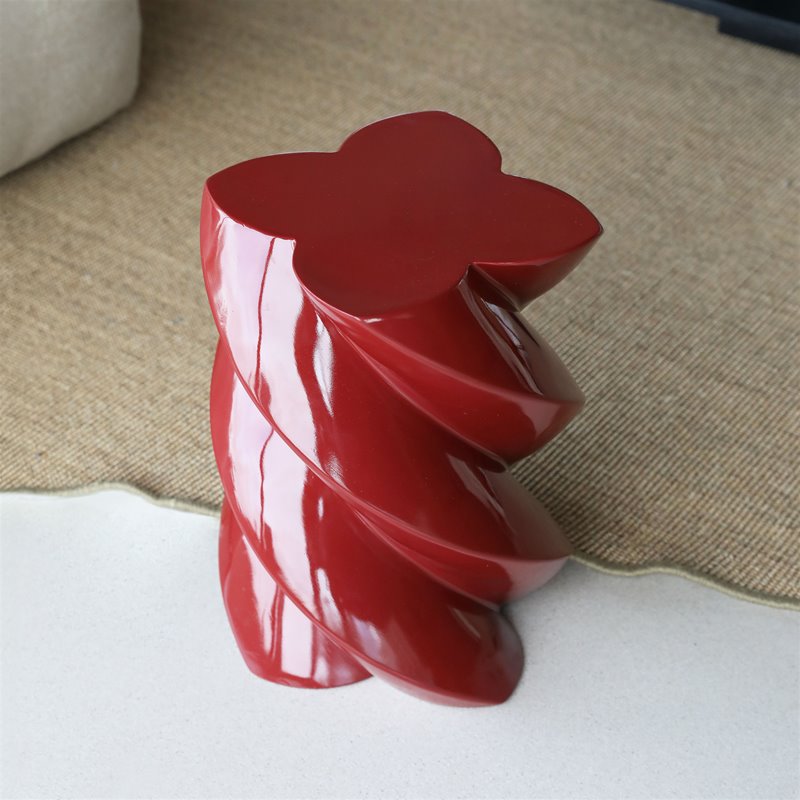 Marshmallow Pillar - Burgundy