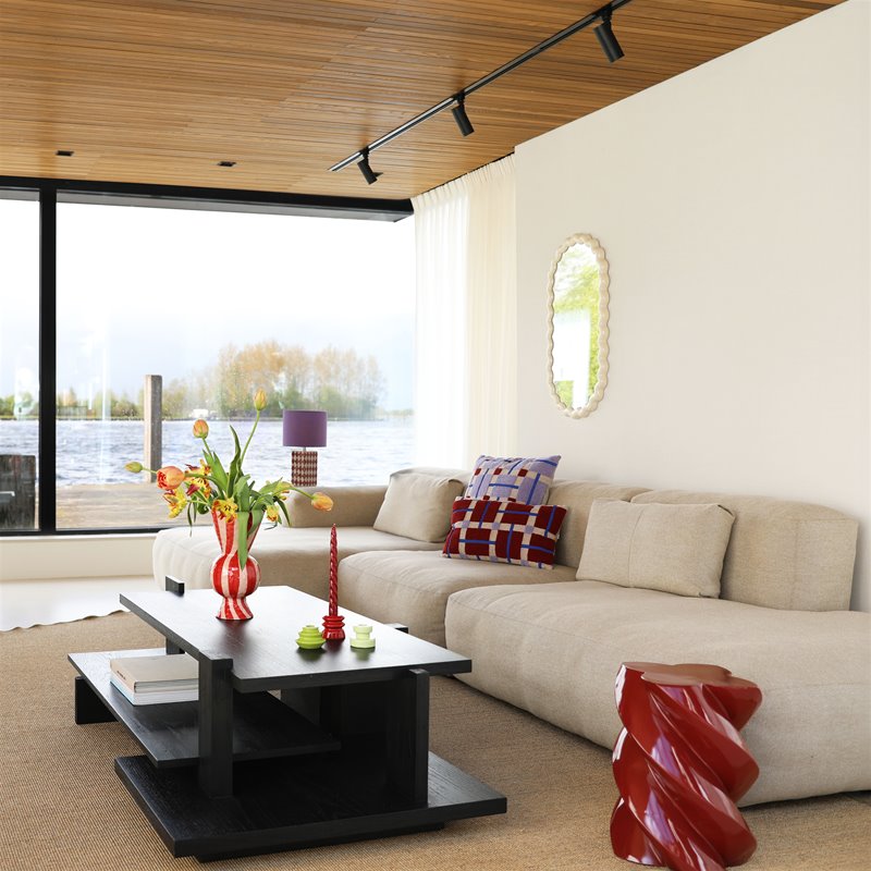 Marshmallow Pillar - Burgundy