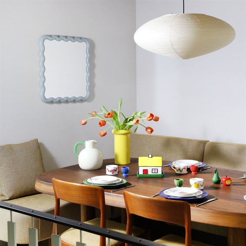 Zigzag Square Mirror