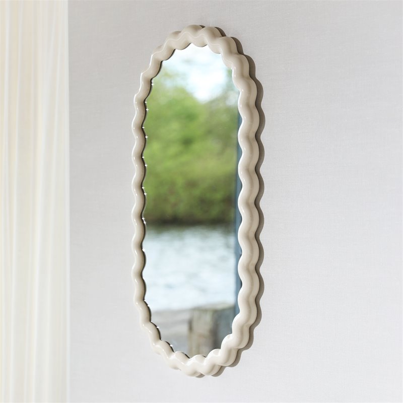 Zigzag Rectangular Mirror