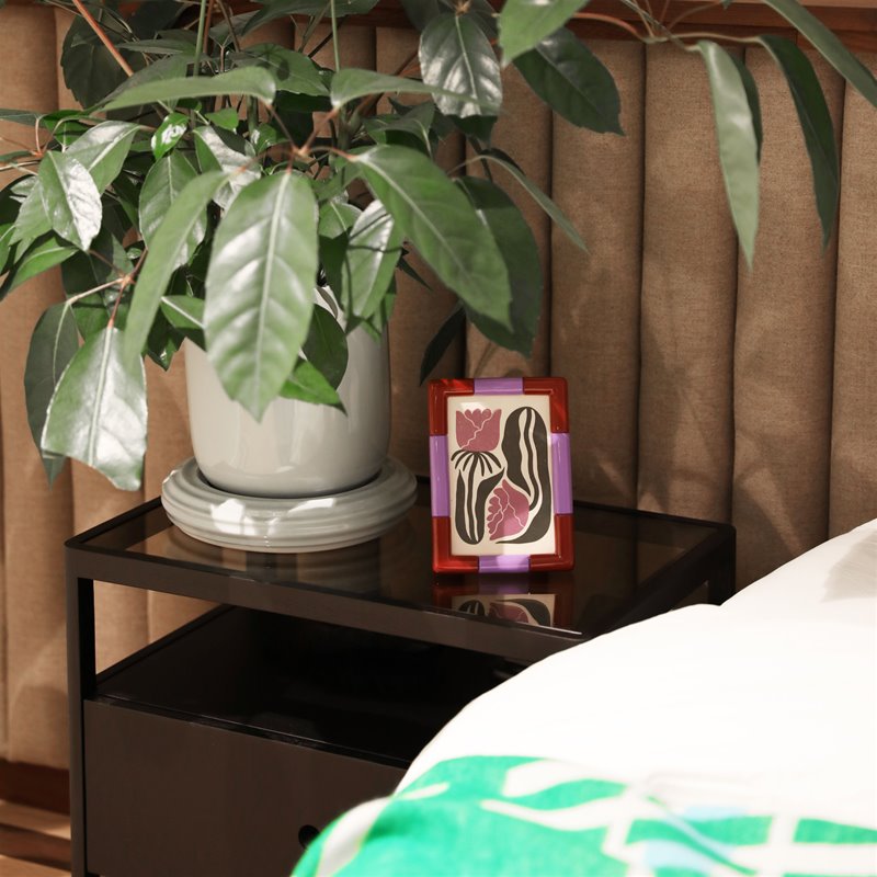 Rift Photo Frame - Burgundy