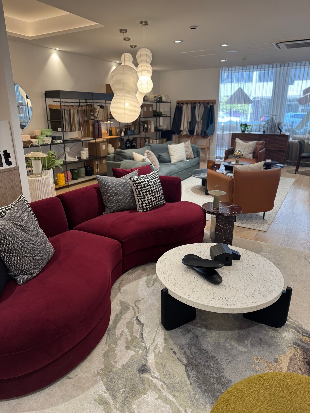 Megan 3 Seater Sofa - Bordeaux - Floor Stock