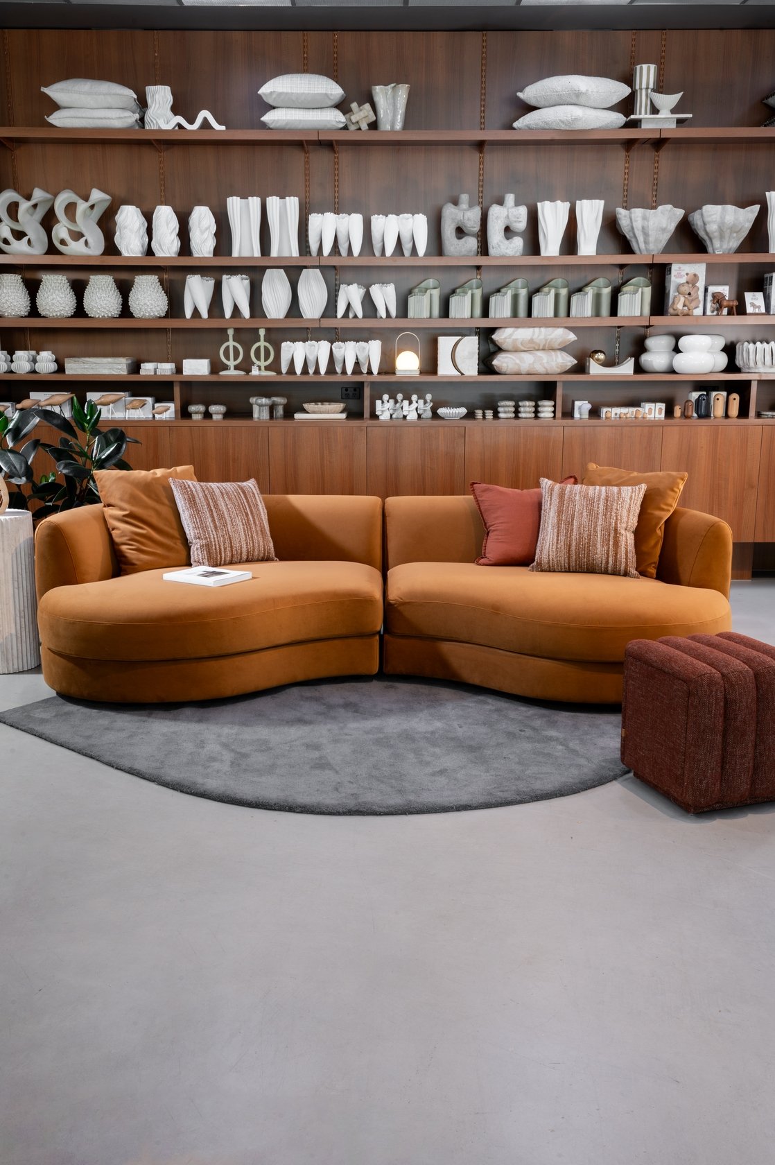 Megan 3 Seater Sofa - Bordeaux - Floor Stock