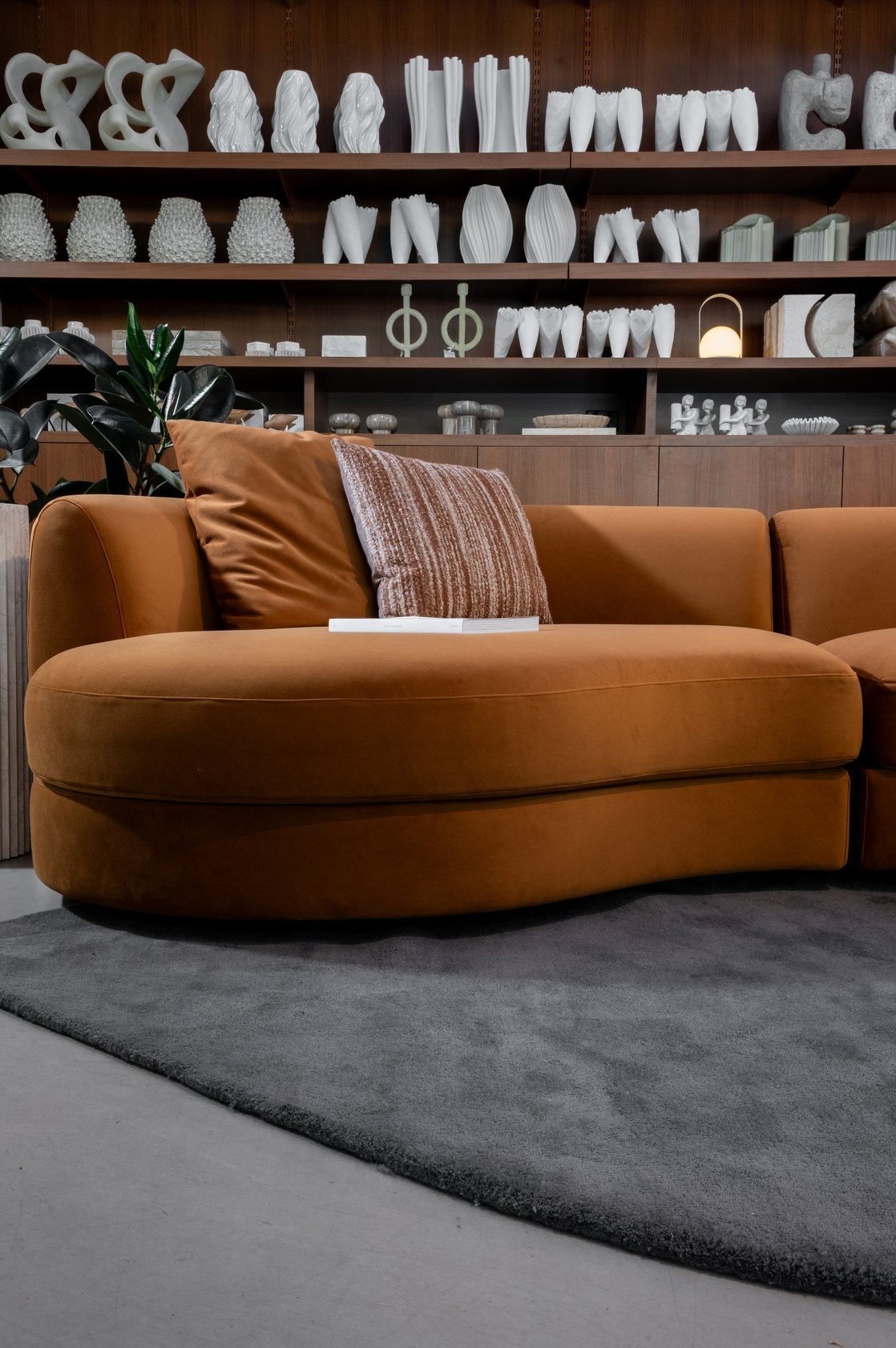 Megan 3 Seater Sofa - Bordeaux - Floor Stock