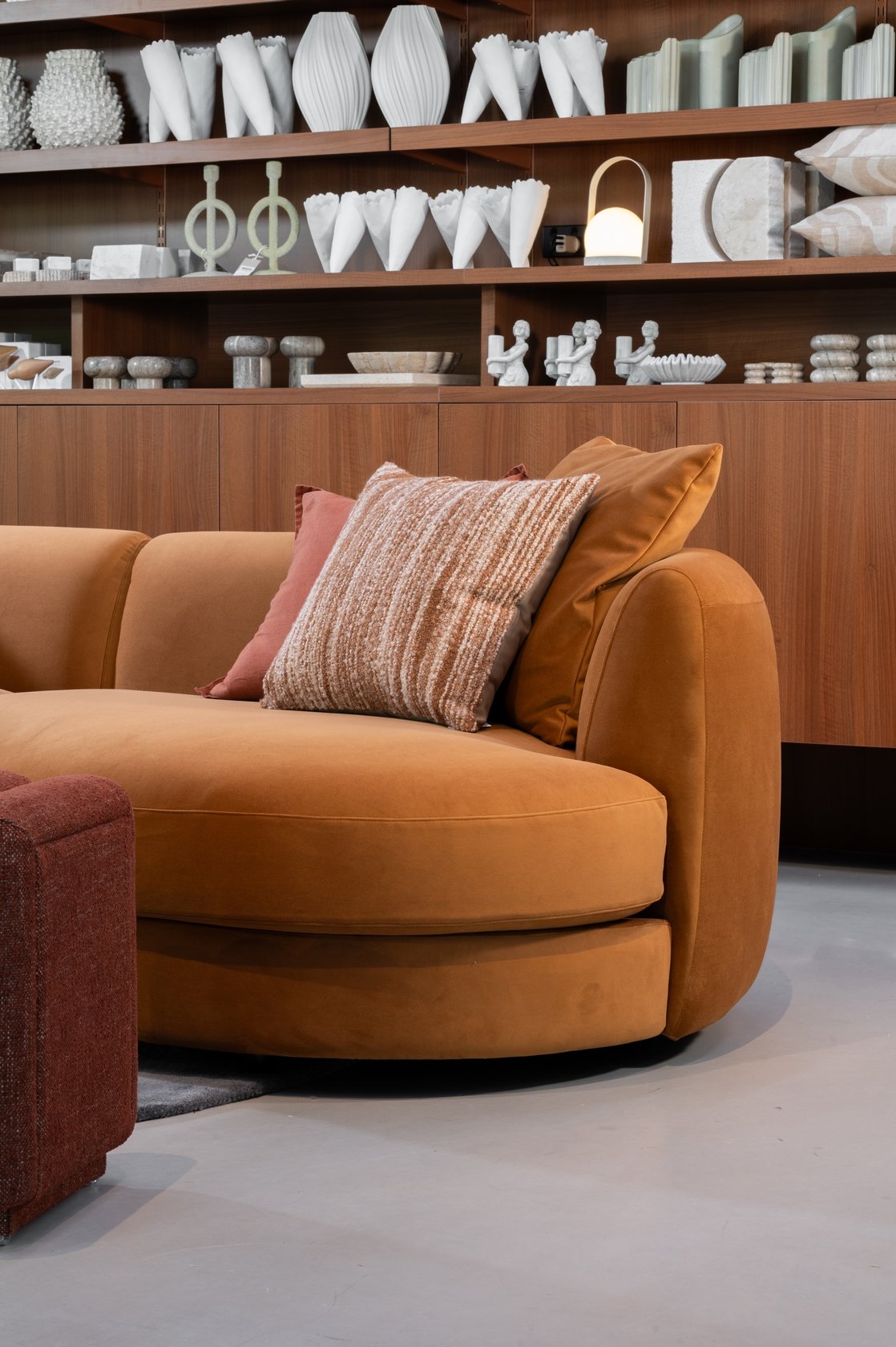 Megan 3 Seater Sofa - Bordeaux - Floor Stock